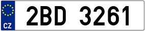 Truck License Plate